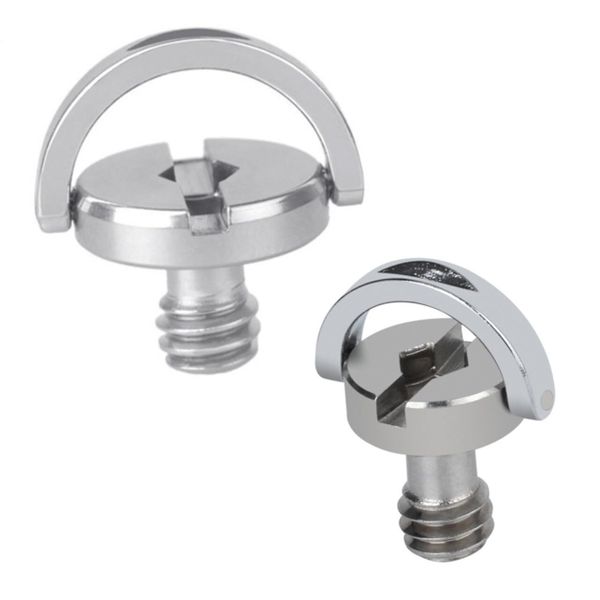 Camera Handle Quick Release Screws D-Ring for Tripod Monopod 4-Piece Set