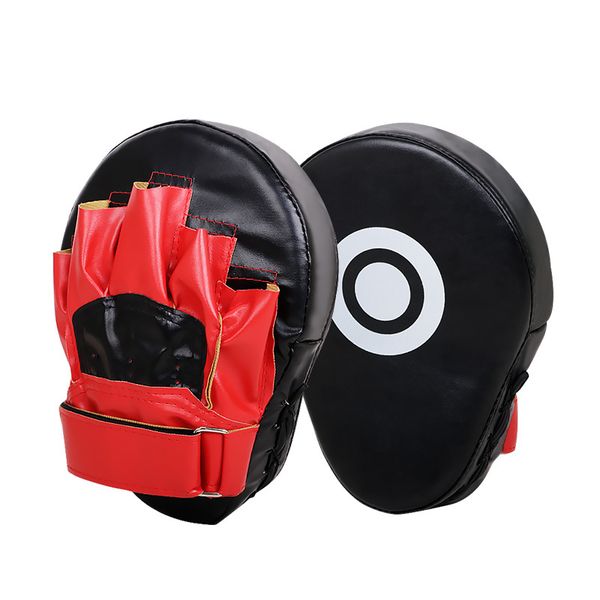 2 Piece Curved Boxer Targets, PU Leather Training Equipment Protective Gear