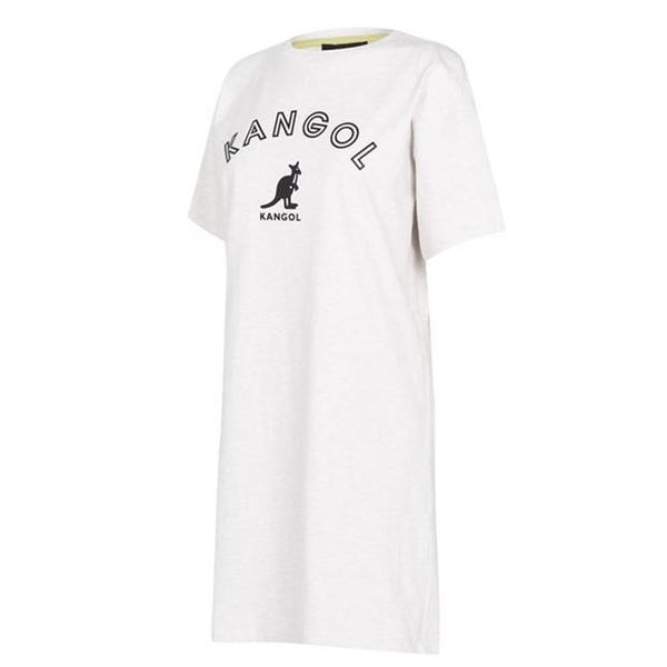 Kangol Ladies T-Shirt Dress - Oatmeal - Parallel Import