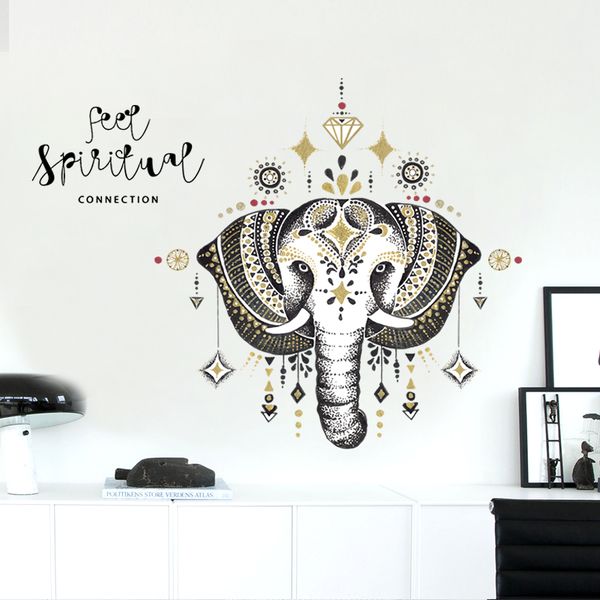 Eclectic Elephant Decor - Wall Art - SK7168