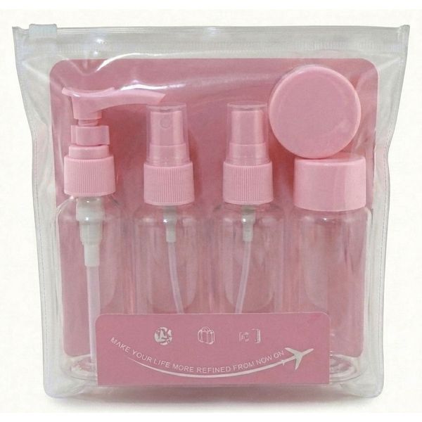 5-Piece Refillable Travel Bottle Set