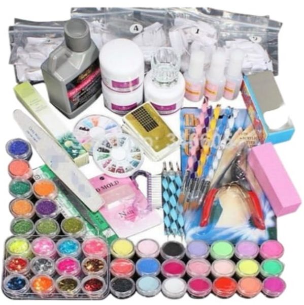 Nailed It Jumbo with 10g Acrylic Powder, 3 Gels, Nail Drill &amp; Sun 5 Lamp