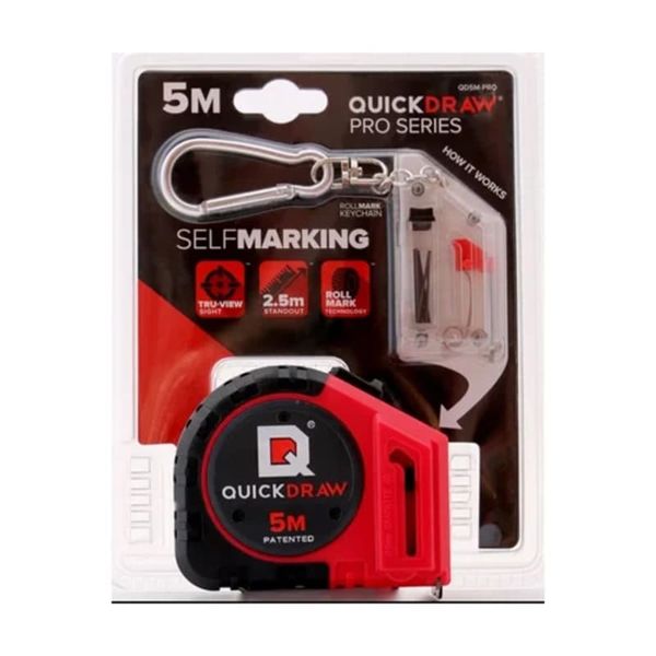 QUICKDRAW - 5m Self-Marking Tape Measure