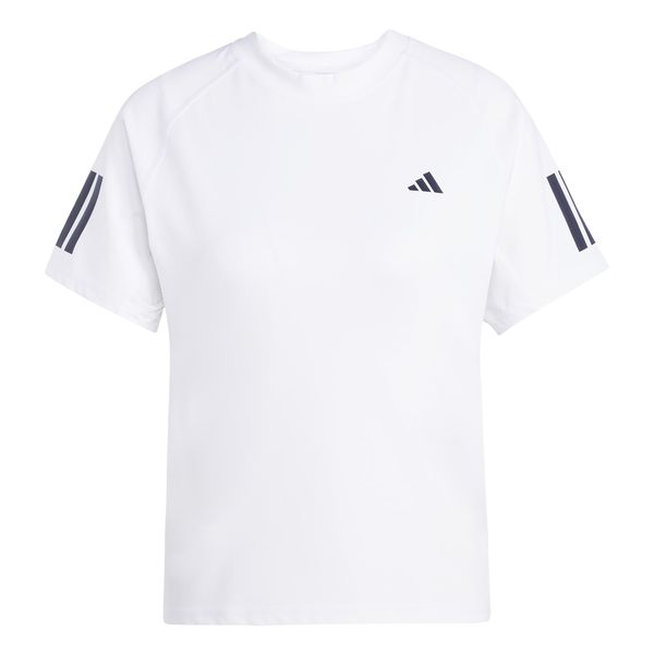 adidas Women's Club 3-Stripes Tennis Climacool T-Shirt - Black