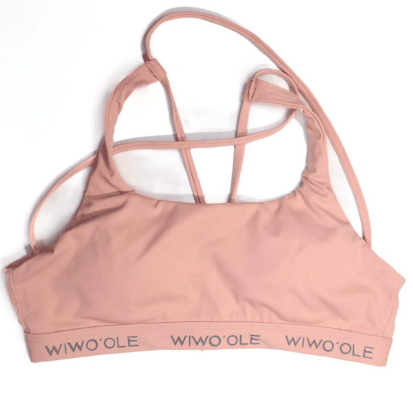 Criss-Cross Back Seamless Sports Bra - Size Medium- Activewear