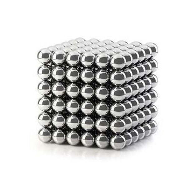 Magnetic Balls - 5mm - Silver - 216 Pieces