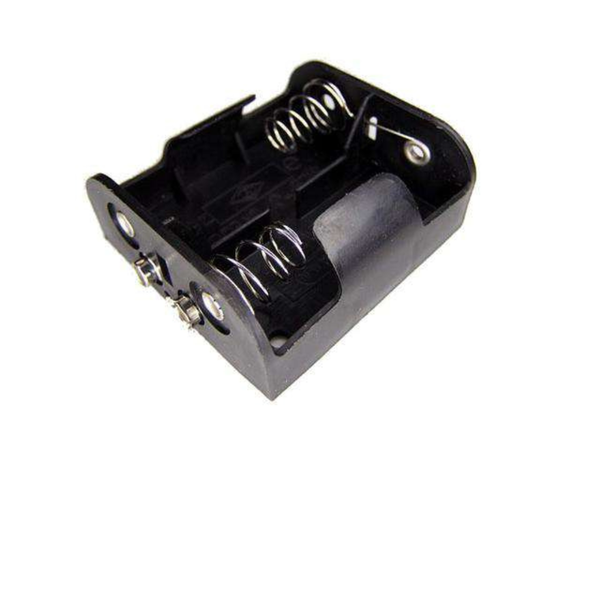 UM2X2 - Battery Holder with Snap Terminal for 2 x C Cell Batteries