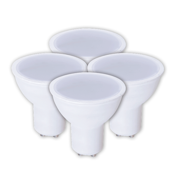 Elecstor 5W GU10 Rechargeable Globe 600mah Cool White 4 Pack