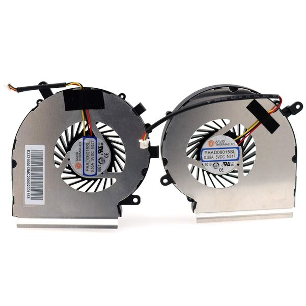 New CPU &amp; GPU Cooling Fan For MSI GE62 GL62 GL72 GP62 GP72 PE60 PE70