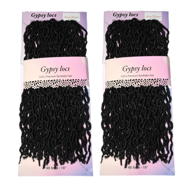 Gypsy Locs - Tress-Licious - 18 inch - (Pack of 2) #1B