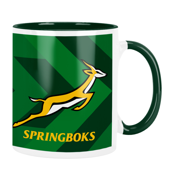 SPRINGBOKS Rugby Coffee Mug RWC GREEN Jersey