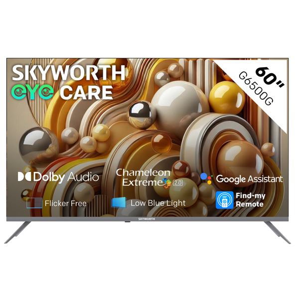 Skyworth 60" G6500G 4K UHD Google Smart TV with Google Assistant