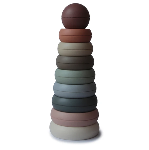 Mushie 100% BPA Free Stacking Ringtower