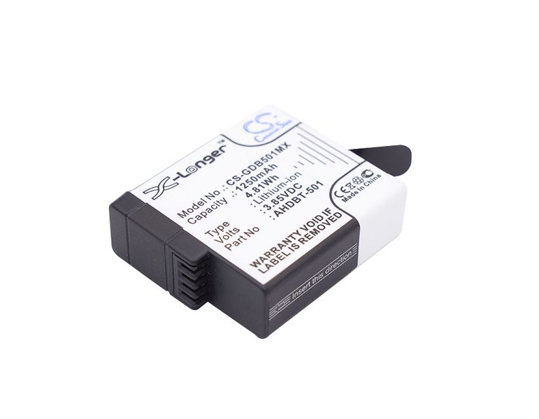 GOPRO 601-10197-00 Camera Battery /1250mAh