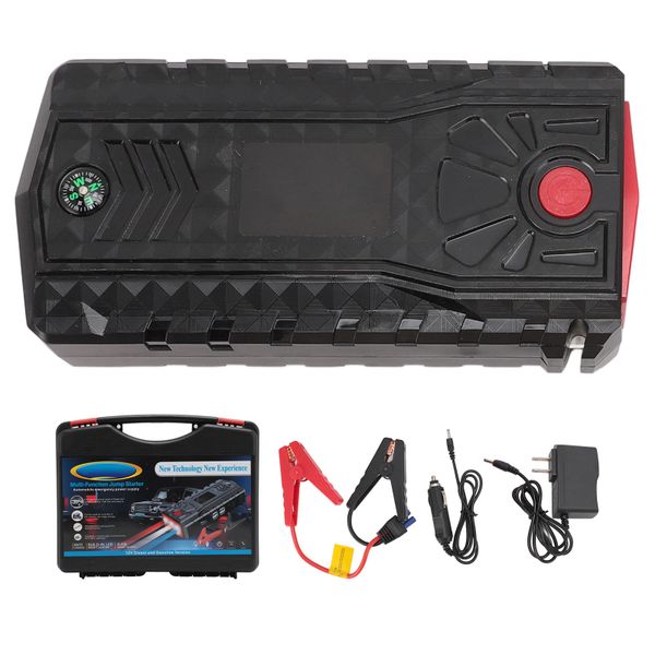 Jump Starter, 4USB, 12V, 7L Gas/5.5L Diesel, US