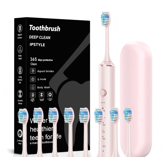 IPSTYLE Rechargeable Electric Toothbrush 6 Modes