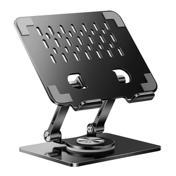 Foldable Metal Stand Multiple Angles Tablet Stand Holder 360 Rotating Base