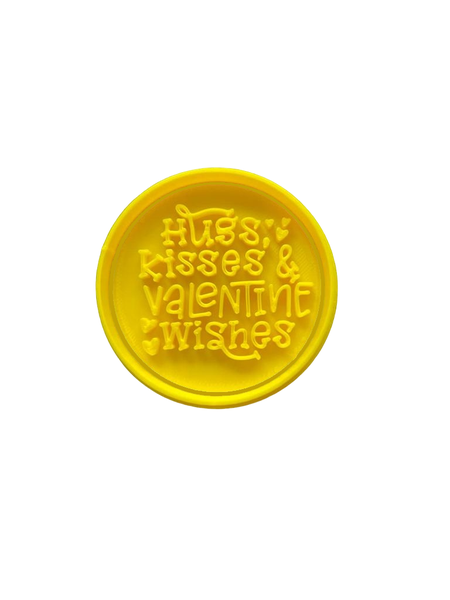 Hubbe Cookie Cutter - Hugs Kisses &amp; Valentine Wishes