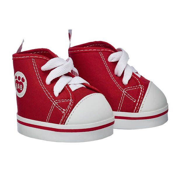 Build-A-Bear Red Canvas Hi-Top