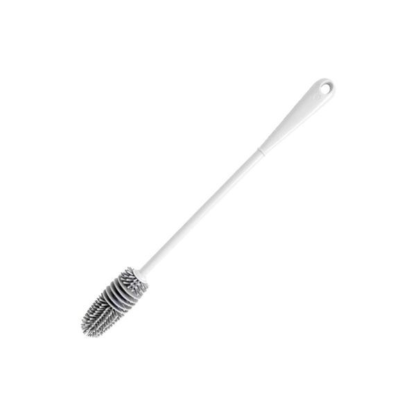 Flexible Silicone Cup Scrubber Cleaning Brush - White