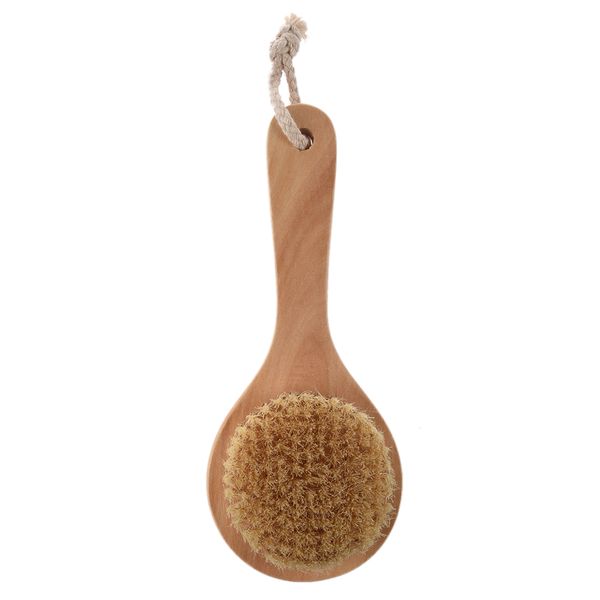 Long-handled Bristle Detox Wooden Handle Body Brush Skin