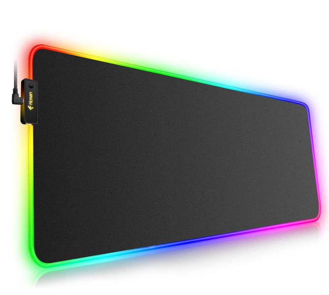 Anti-Slip Illuminated LED RGB Gaming Mousepad-7 colours