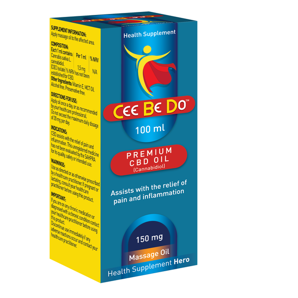 CBD Massage Oil 100ml 150 Mg