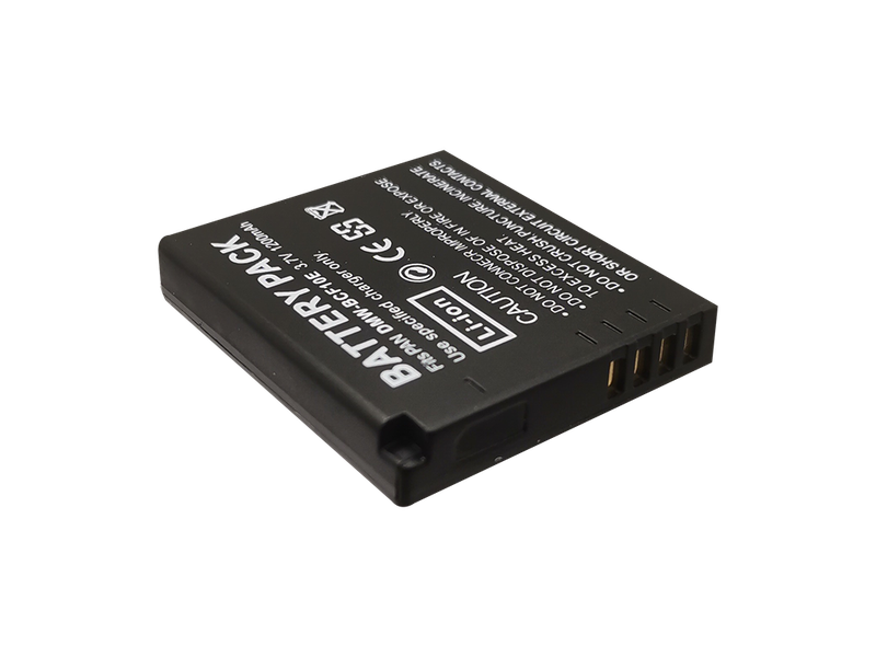 1200mAh Lithium-Ion Battery Pack for Panasonic DMW-BCF10E/ DMW-BCF10PP etc.