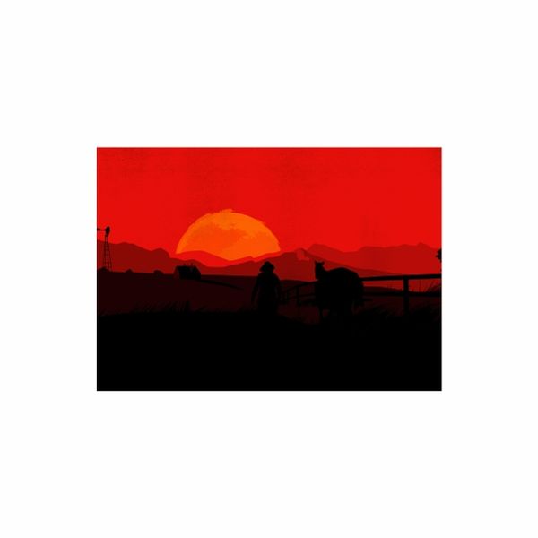 Sunset to Sunrise Portrait - A1 poster