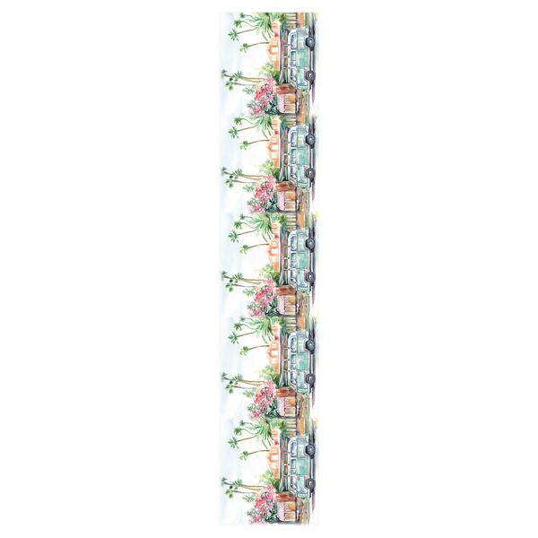 Beach Bus Table Runner by Kirstin van Lieshout