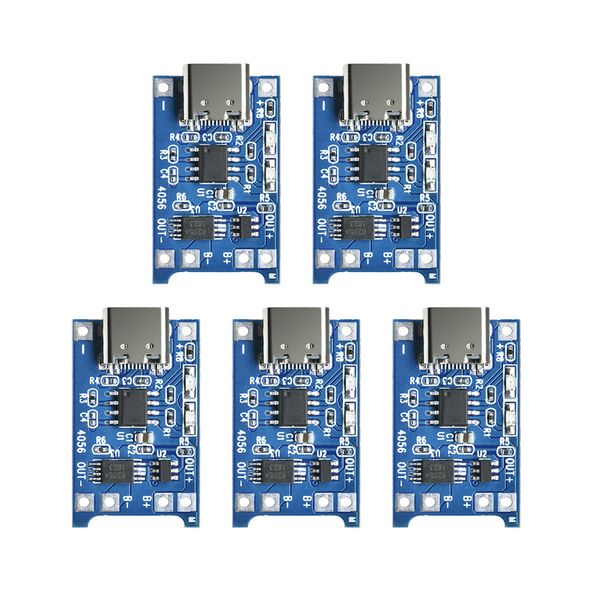 5PCS lithium battery charging board module TYPE-C USB interface charging