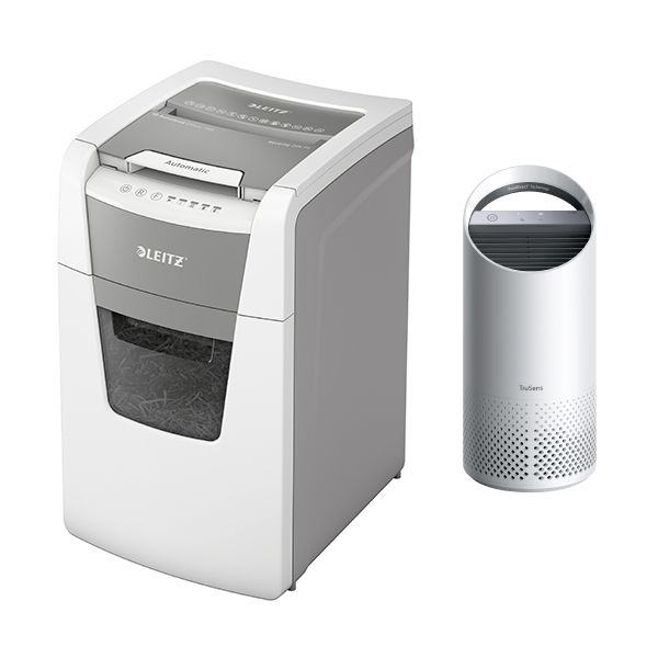 Leitz IQ Autofeed Office 100 Shredder + Trusens Z-1000 Air Purifier Bundle