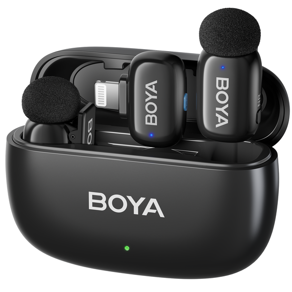 Boya Mini 2-03 Wireless Mic System for Lightning Devices 2.4GHz 24-bit
