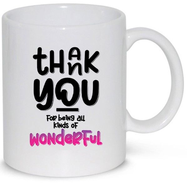 Thank you for being all kinds of wonderfull v9 Pack Mug