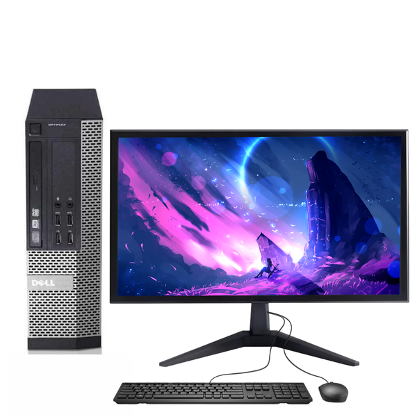 Certified Pre-Owned Dell OptiPlex 7010 SFF - Intel i7 3rd Gen 4/128 Bundle