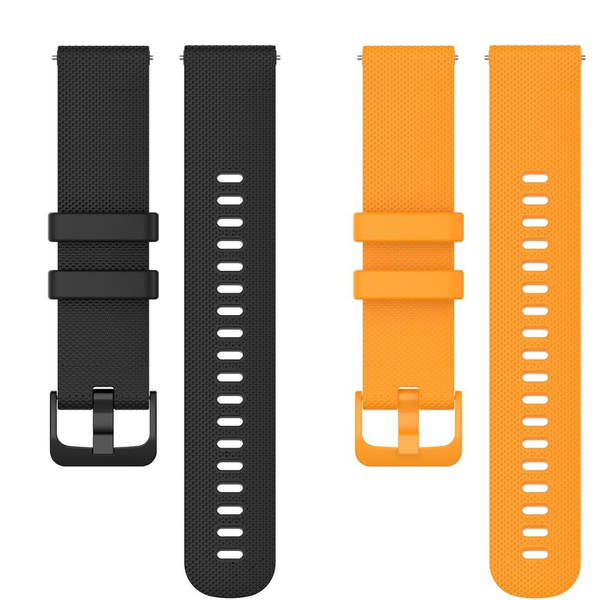 2 Compatible with Garmin Forerunner 55 / Venu 2 SQ / - Black/Orange