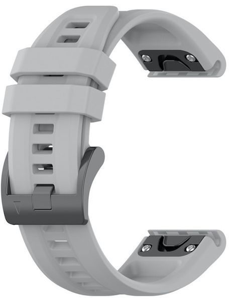 Silicone replacement Garmin Fenix 7X/6X/5X 22mm QuickFit Strap - Navy Blue