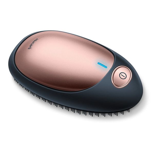 Beurer Detangling Brush with Ion Technology. Portable HT 10 in Black &amp; Rose