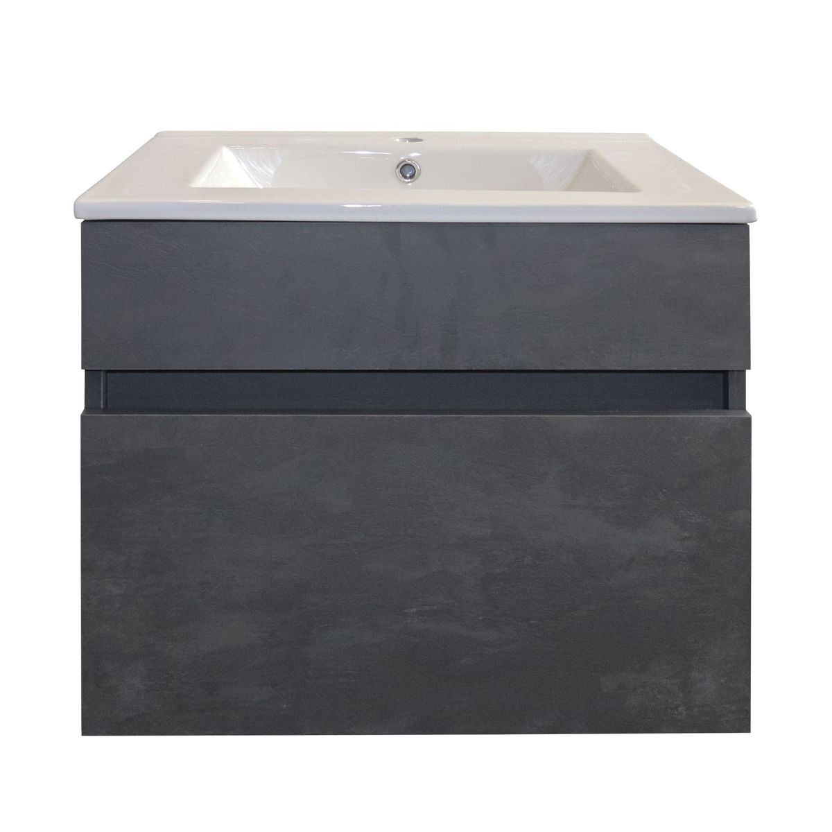 Denver Stylo Floating Bathroom Vanity | Vermont Slate Stucco