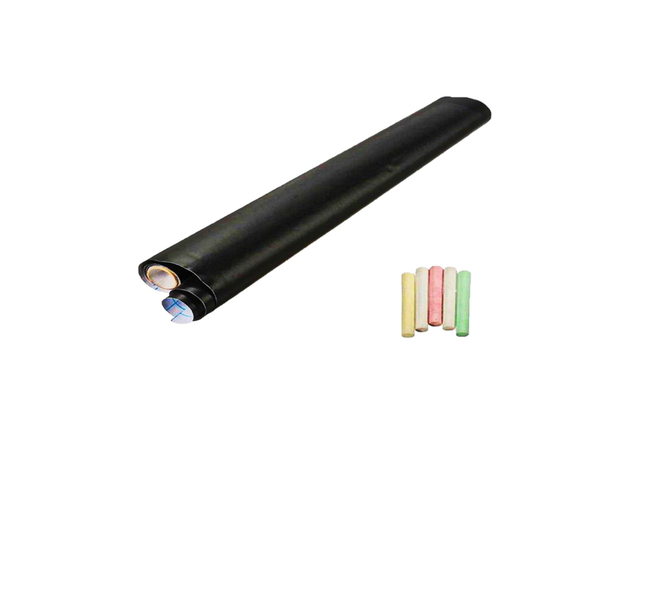 BlackBoard Vinyl with 5 Chalks