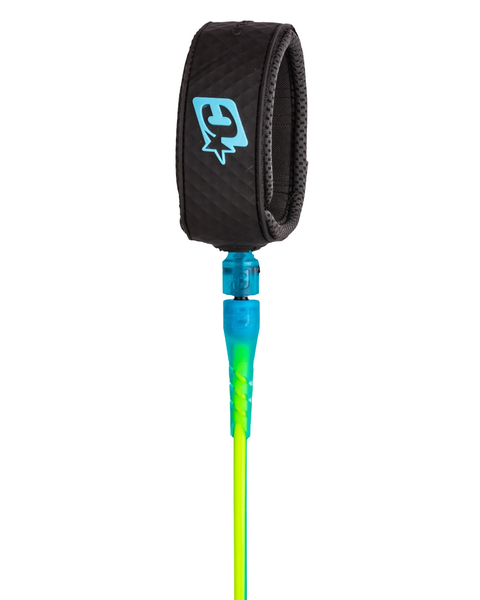 Creatures Lite 6 Surfboard Leash - Pine:Lime