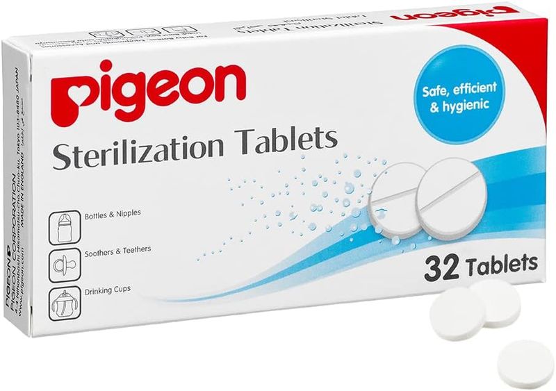 Pigeon Baby Bottles &amp; Accessories Sterilization Tablets 32s