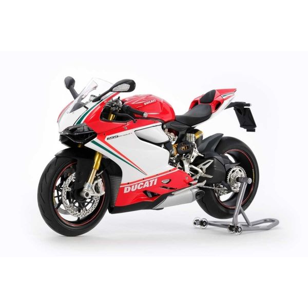 Tamiya 1/12 Ducati 1199 Panigale S Tricolore Motorcycle Plastic Model Kit