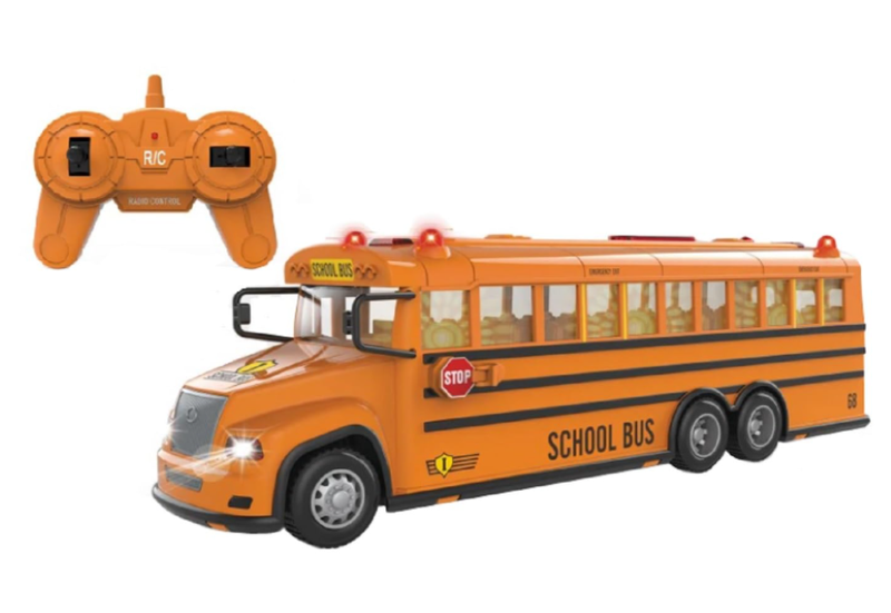 SamMag Biz RC Remote Control School Bus Toy RC Bus with Light and Music