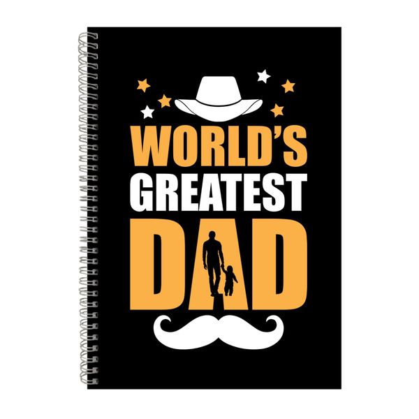 World_s Geratest Dad Notebook Father's Day Gift Idea A4 Notepad 137