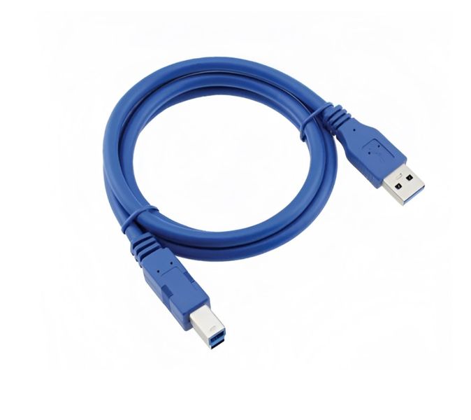 GLS Blue Type A Male To Type B Male USB 3.0 Printer Cable 1.5M