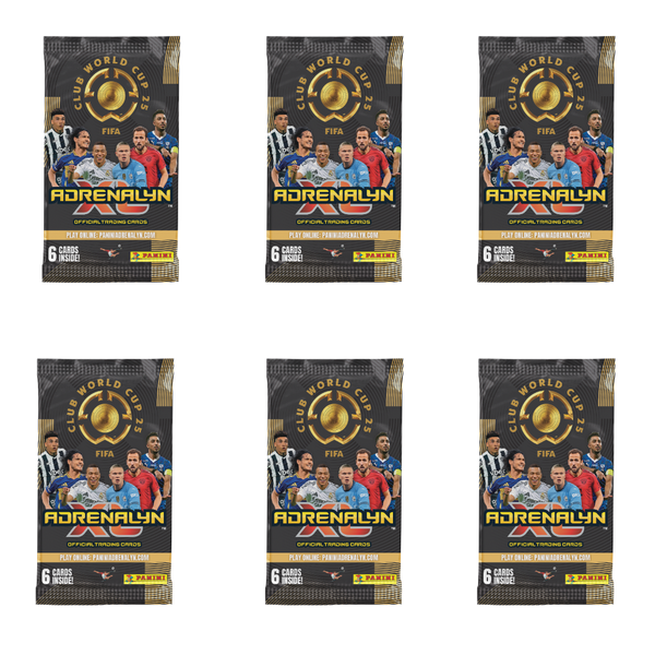 Panini FIFA Club World Cup 2025 Soccer Trading Cards 10 Packet Bundle