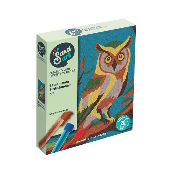 Sandart Earth tone - Birds