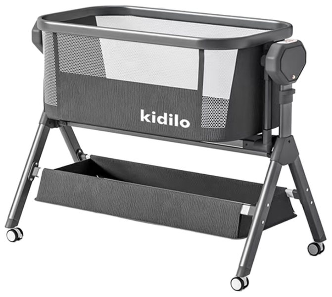 Kidilo Baby Bassinet Movable Portable Foldable Bedside Bed Crib