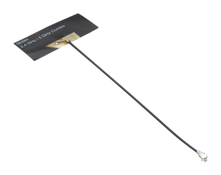 Molex (47950-1011) WiFi Antenna, 2.4GHz to 5.85GHz